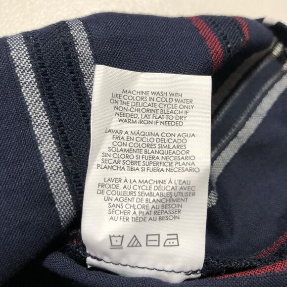 Cabi #5516 NWT Women's Flag Blouse Sz M Navy Red White Stripes 3/4 Sleeves - Picture 8 of 10